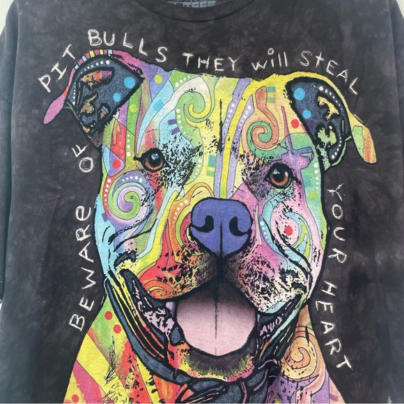 The Mountain Men's Beware Of The Pit Bulls Short Sleeve Graphic T-Shirt Size 2XL - Picture 7 of 15